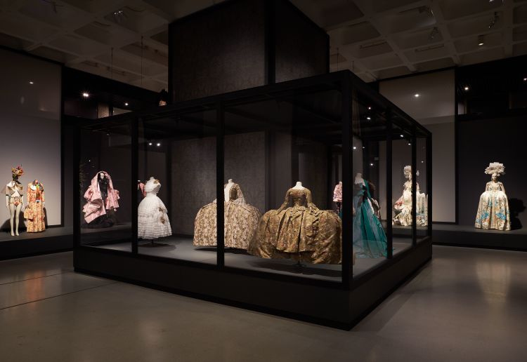 Installation view of The Vulgar: Fashion Redefined