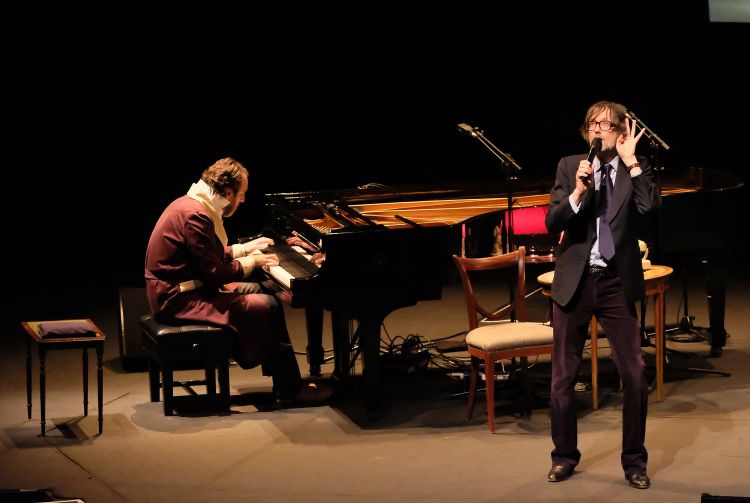 Jarvis Cocker and Chilly Gonzales in Room 29 