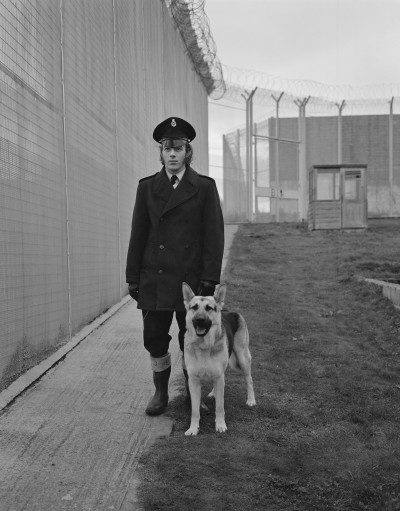 Guard Duty at Parkhurst Prison, Isle of Wight (1974) by Evelyn Hofer