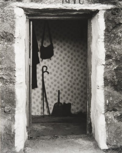 Doorway, Stoneybridge, South Uist, Hebrides (1954) by Paul Strand